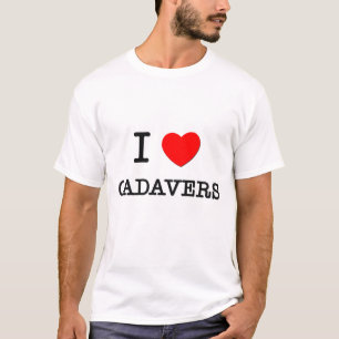 Camiseta Eu amo cadáver