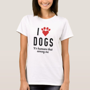 Camiseta Eu Amo Cães
