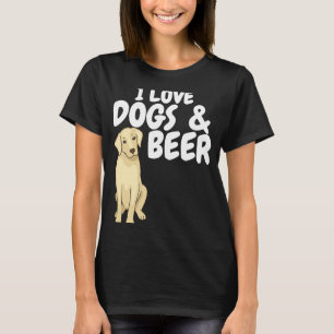 Camiseta Eu Amo Cães E Cerveja
