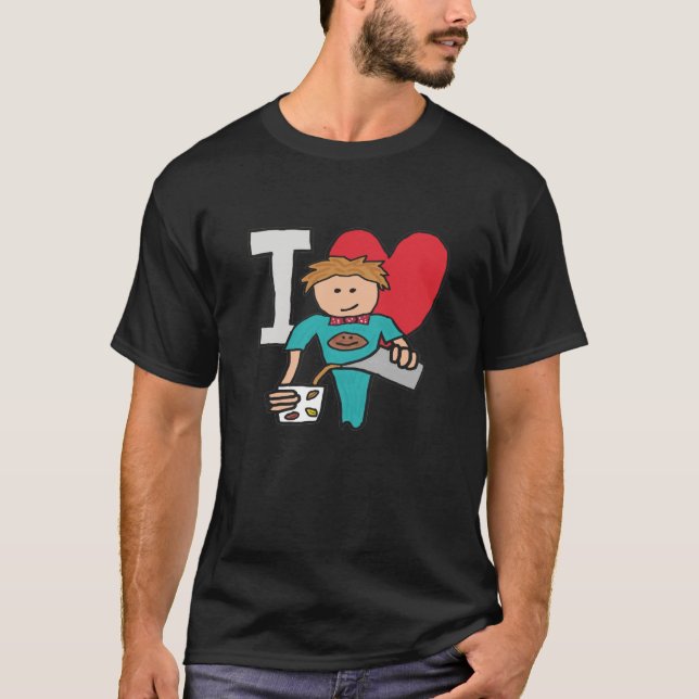 Camiseta Eu Amo Café (Frente)