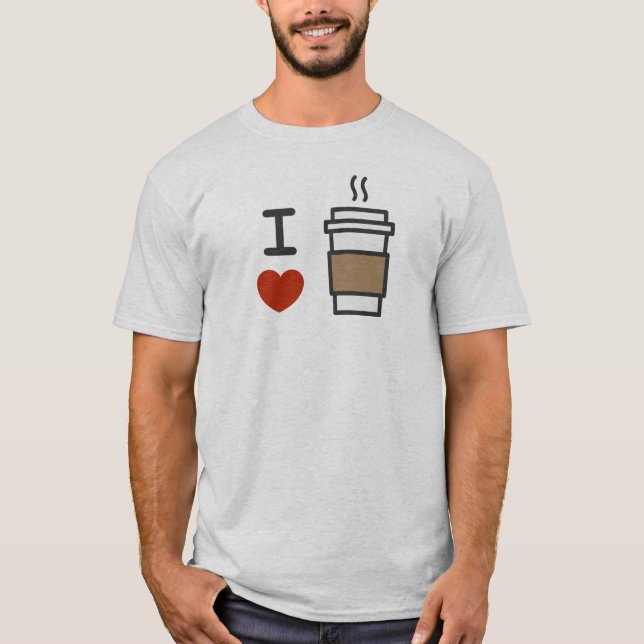 Camiseta Eu Amo Café (Frente)