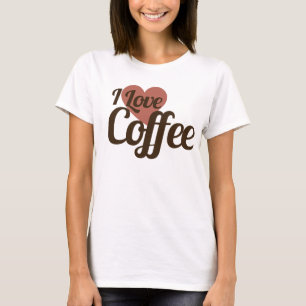 Camiseta Eu Amo Café