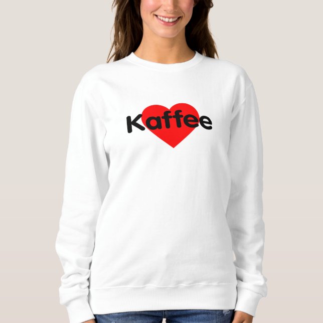 Camiseta Eu Amo Café - Café (Frente)