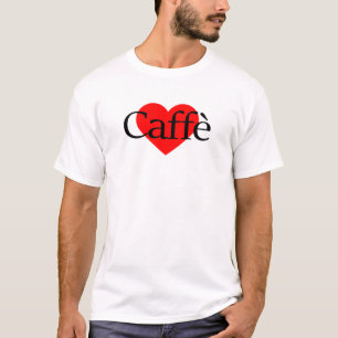 Camiseta Eu amo café - Caffè Italia