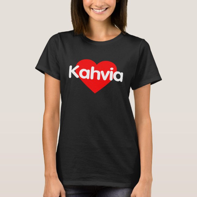 Camiseta Eu Amo Café - Kahvia (Frente)