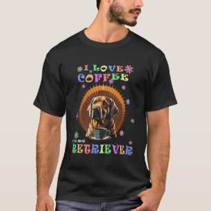 Camiseta Eu Amo Café Meu Labrador Retriever Bonito Aniversá