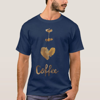 Camiseta Eu Amo Café vintage