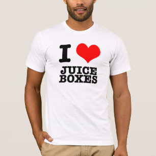 CAMISETA EU AMO CAIXINHAS DE SUCO