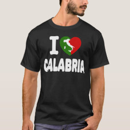 Camiseta Eu Amo Calábria ,( Eu Amo Calábria)
