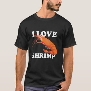Camiseta Eu Amo Camarão Simplesmente O Melhor Pegador De Ca