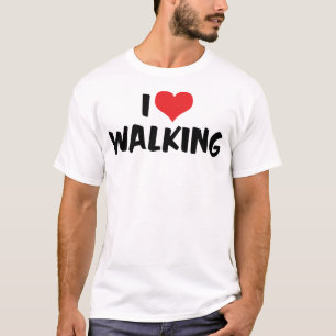 Camiseta Eu Amo Caminhar