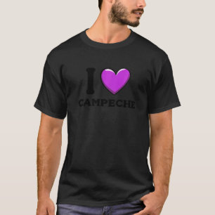 Camiseta Eu Amo Campeche México 4