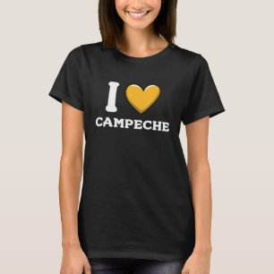 Camiseta Eu Amo Campeche México 9