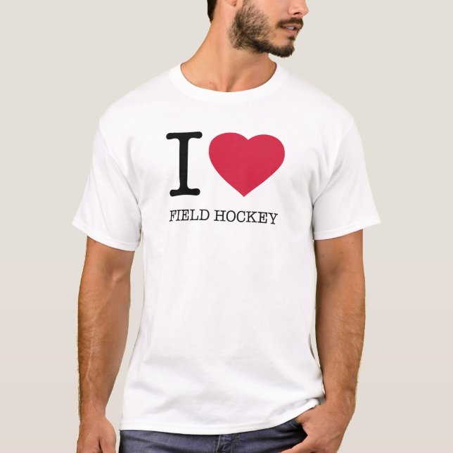 CAMISETA EU AMO CAMPO HOCKEY (Frente)