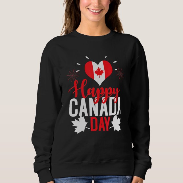 Camiseta Eu amo Canadá feliz dia 5 do Canadá (Frente)