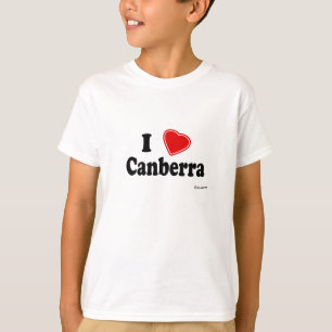 Camiseta Eu amo Canberra