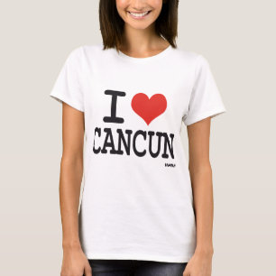 Camiseta Eu amo Cancun