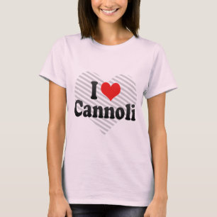 Camiseta Eu amo Cannoli