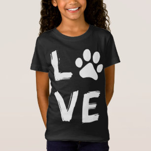 Camiseta Eu Amo Cão Cachorro Cachorro Cachorro Cachorro Cac