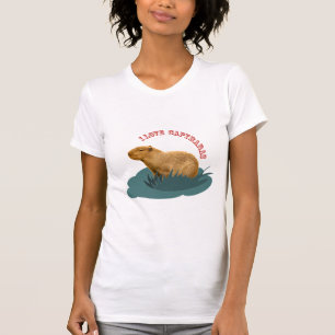 Camiseta Eu amo capivaras