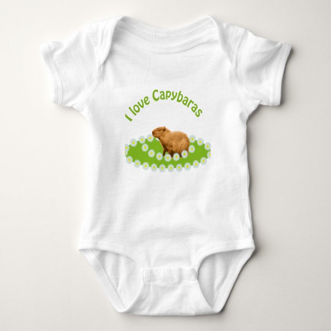 Camiseta Eu amo Capybaras (Frente)