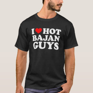 Camiseta Eu Amo Caras Quentes Bajan