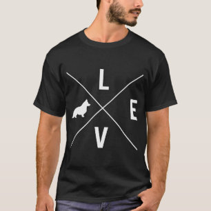 Camiseta Eu Amo Cardigan Welsh Corgi