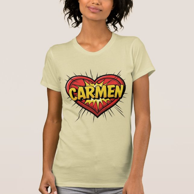 Camiseta Eu Amo Carmen (Frente)