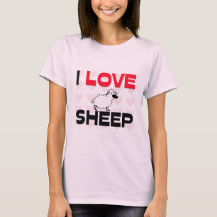Camiseta Eu amo carneiros
