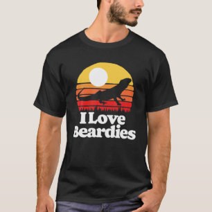 Camiseta Eu Amo Carreiros Vintage Pet Bearded Dragon 80S Re