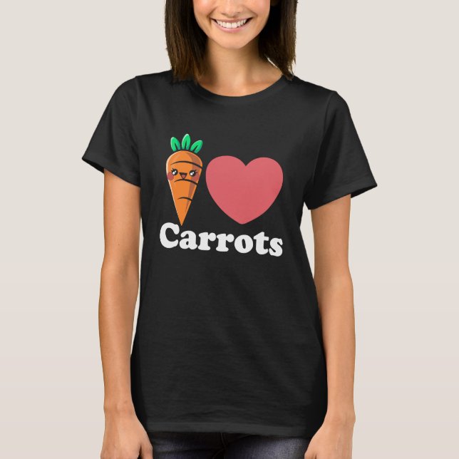 Camiseta Eu amo Carrots (Frente)