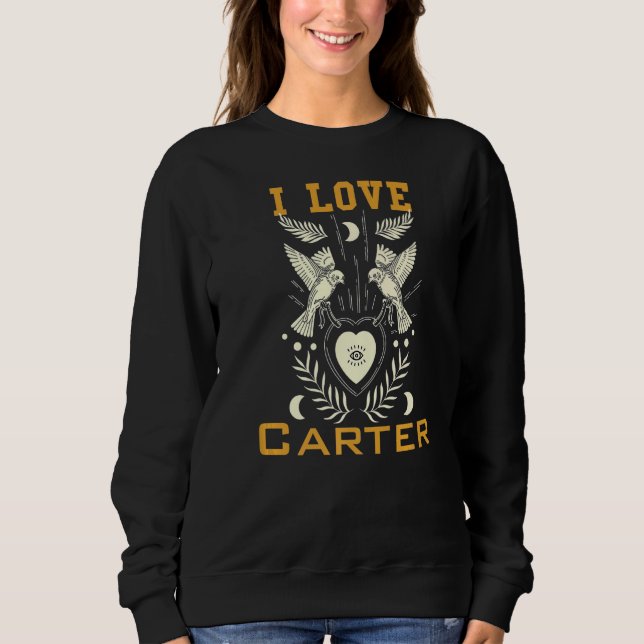 Camiseta Eu amo Carter (Frente)