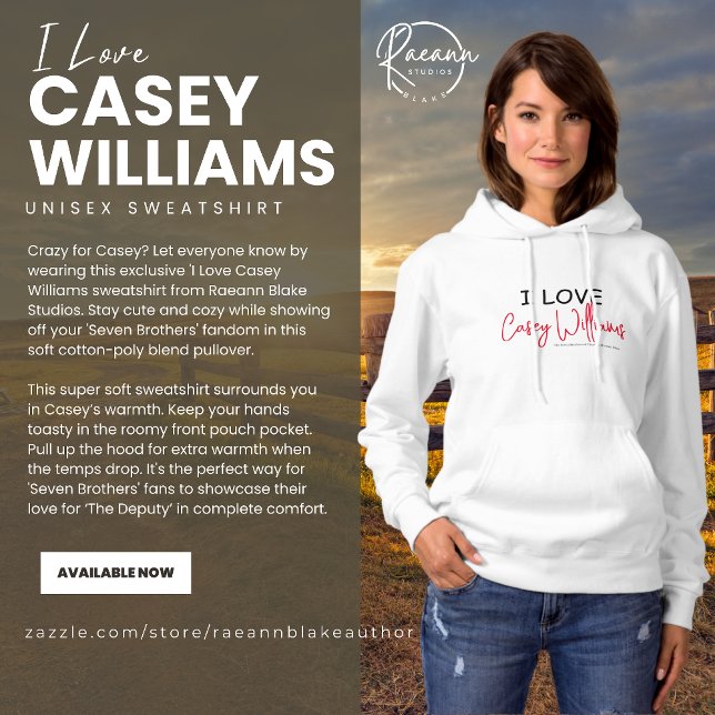 Camiseta Eu Amo Casey Williams Hoodie (Criador carregado)