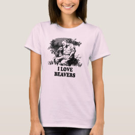 Camiseta Eu Amo Castores