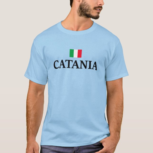 Camiseta Eu amo Catania Itália (Frente)