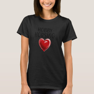 Camiseta Eu Amo Cavalgada de Hobby com Cavalo de Pau