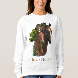 Camiseta Eu amo Cavalos