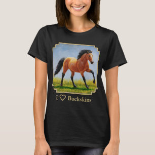 Camiseta Eu Amo Cavalos De Pele De Balde