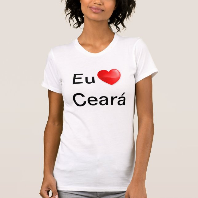 Camiseta Eu amo Ceará (Frente)