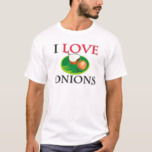 Camiseta Eu amo cebolas