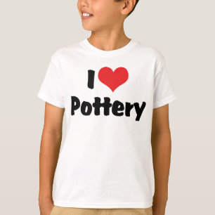 Camiseta Eu Amo Cerâmica Heart - Amante de Argila