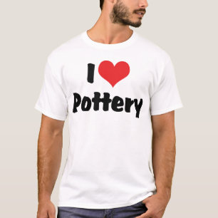 Camiseta Eu Amo Cerâmica Heart - Amante de Argila