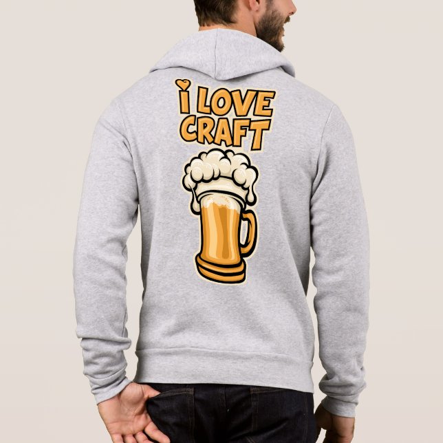 Camiseta Eu Amo Cerveja Artesanal (Verso)