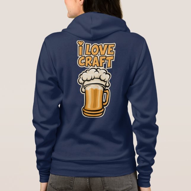 Camiseta Eu Amo Cerveja Artesanato (Verso)