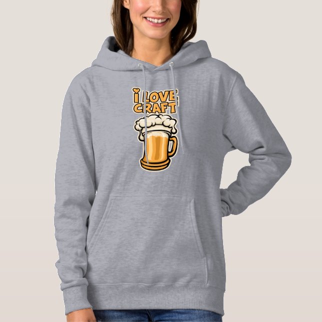 Camiseta Eu Amo Cerveja Artesanato (Frente)