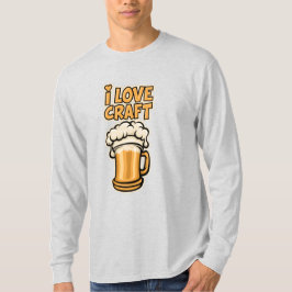 Camiseta Eu Amo Cerveja Artesanato