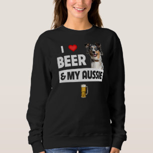 Camiseta Eu Amo Cerveja E Minha Mãe Aussie Pai Sheph Austra