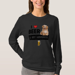 Camiseta Eu Amo Cerveja E Minha Mãe Havanesa Pai Havapoo Do