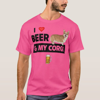 Camiseta Eu Amo Cerveja E Minha Mãe, Pai De Corgi, Pembroke