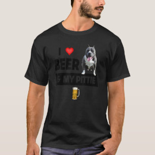Camiseta Eu Amo Cerveja E Minha Mãe Pai Pitbull Dog Dri